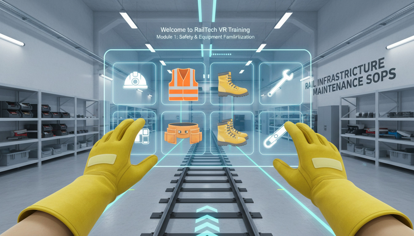 VR SOP Training for Rail Infrastructure Maintenance