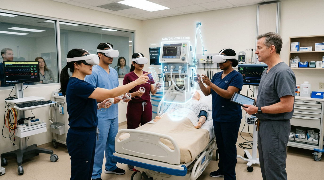 Training Healthcare Staff for Complex Equipment Without Removing It from Service
