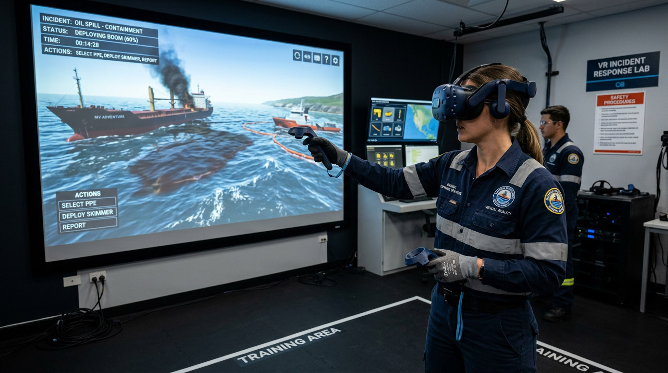 VR Training for Oil Spill and Marine Pollution Response