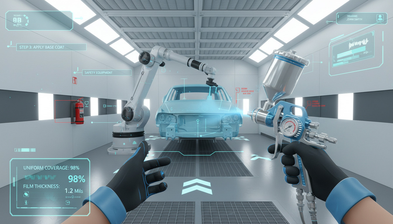 VR SOP Training for Paint Shops & Surface Treatment