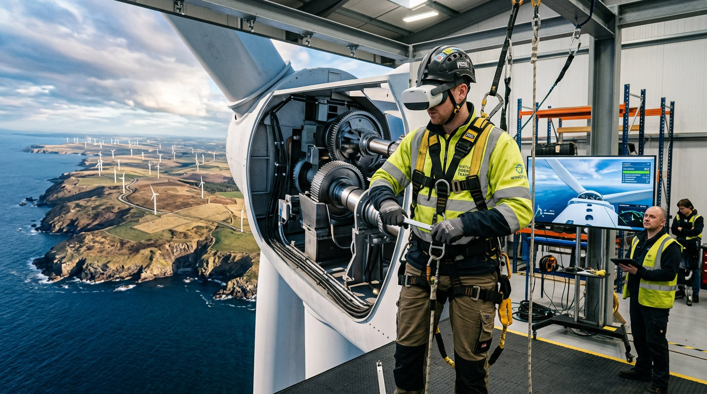 VR Training for Wind Farm Technicians: Height, Weather and Remote-Site Readiness