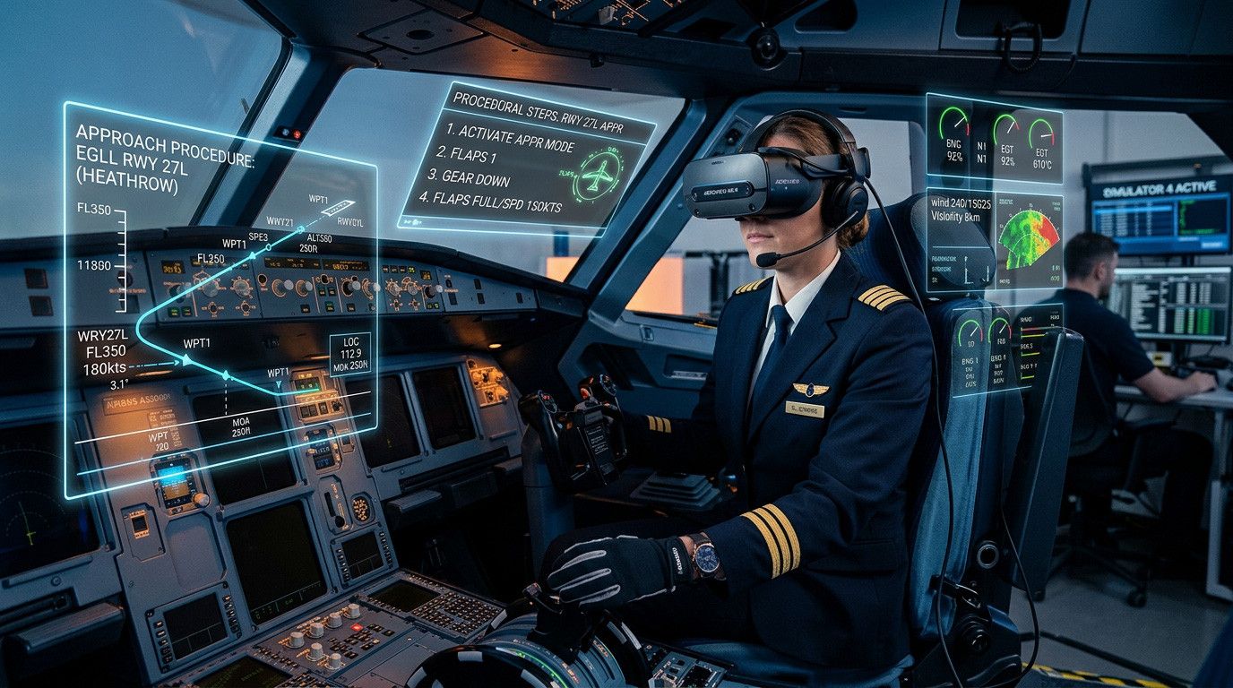VR Cockpit Procedures: From Type-Rating to Complex Multi-Engine Operations