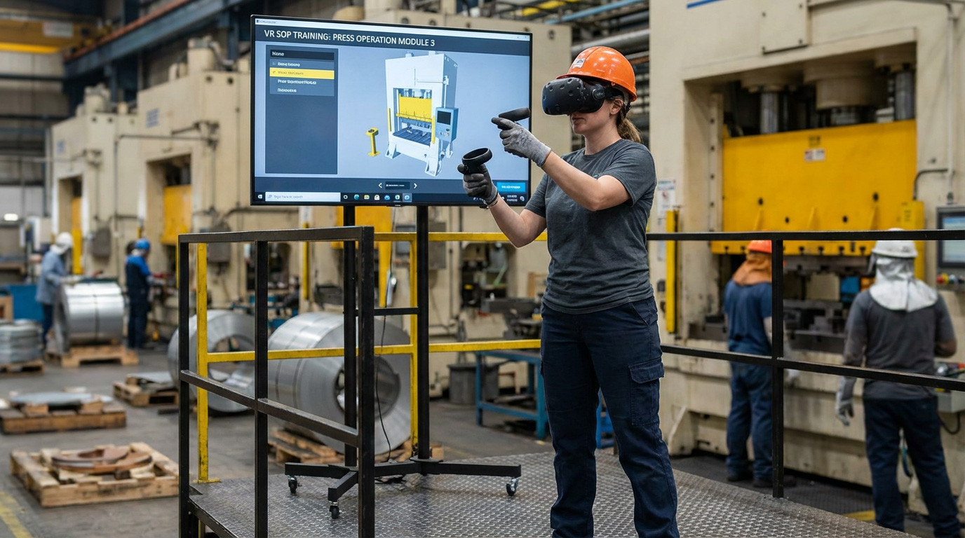 VR SOP Training for Metal Stamping & Press Shops
