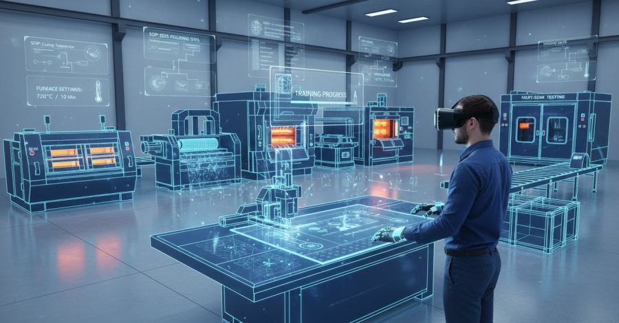 VR SOP Training for Glass Tempering & Architectural Glazing | Spark