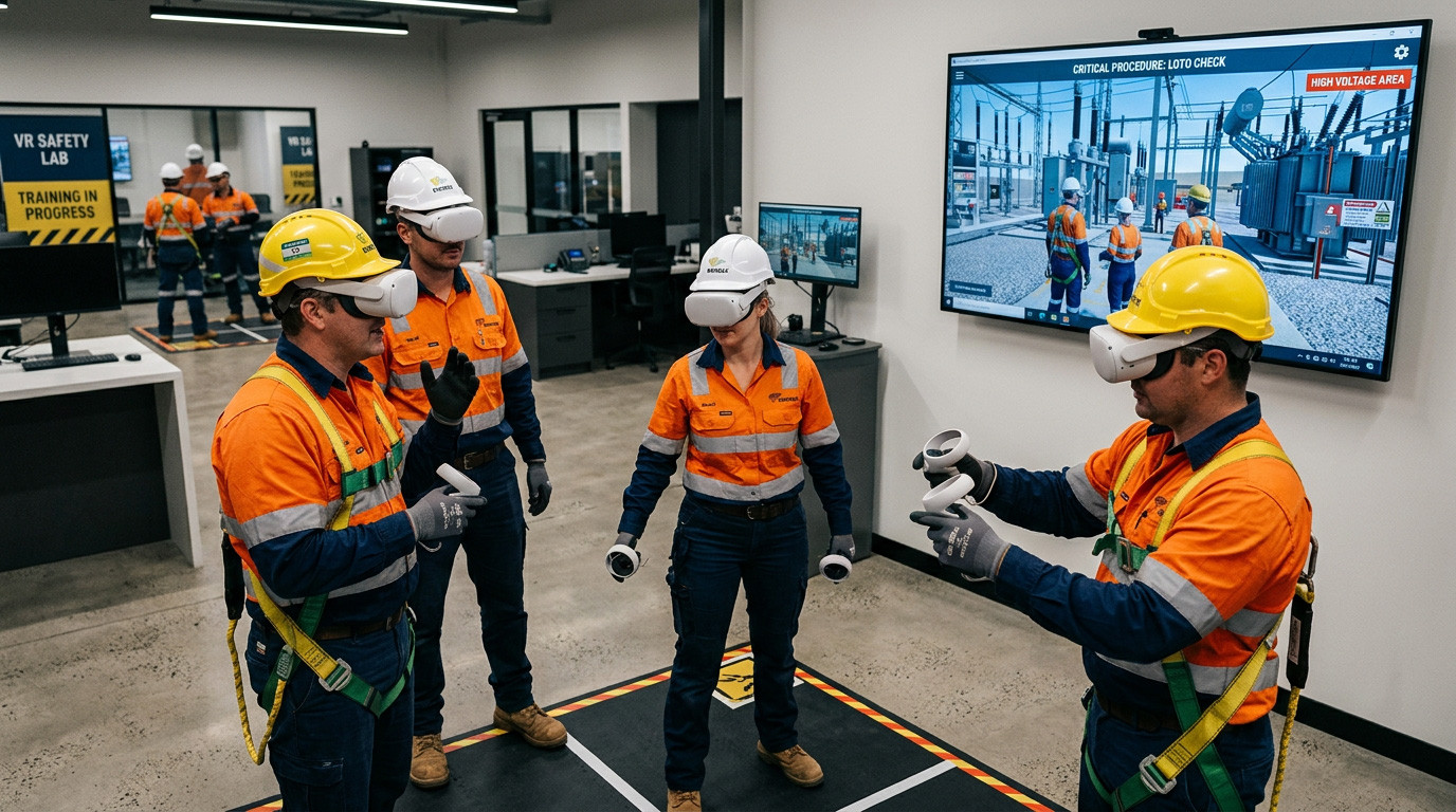 VR SOP Training for Energy Teams: Rehearsing High-Risk Work Before Site Deployment