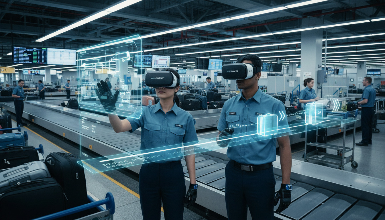 VR SOP Training for Airport Baggage Handling Systems