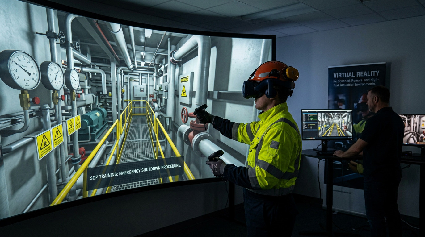VR for Confined, Remote and High-Risk Industrial Environments