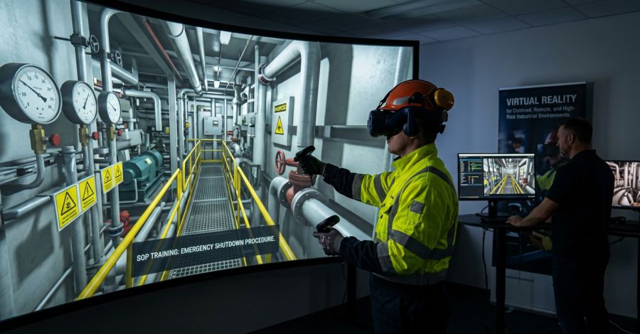 Vr Project Risks VR Training for High-Risk Industrial Sites | Spark Emerging Technologies