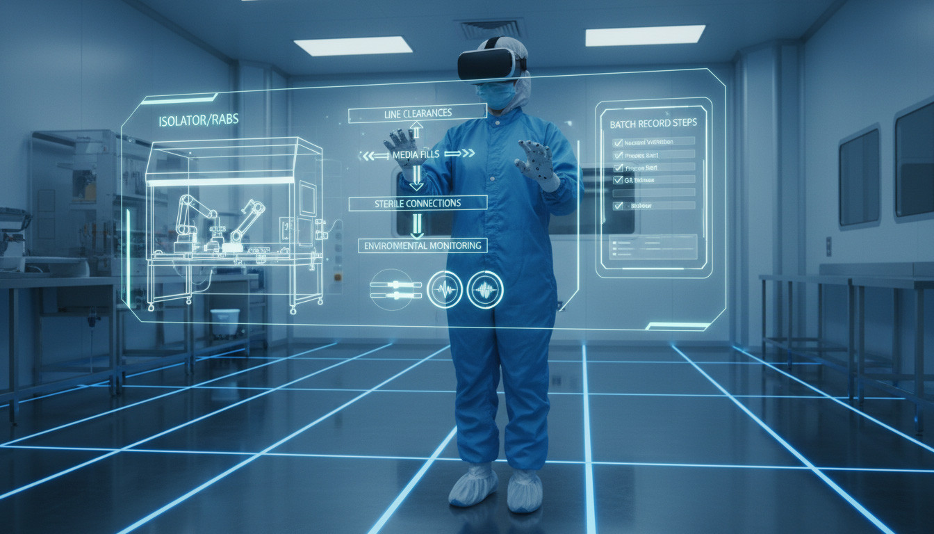 VR SOP Training for Aseptic Fill–Finish