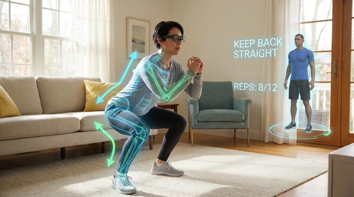 Workout Visualisation in AR: Transforming Fitness Training