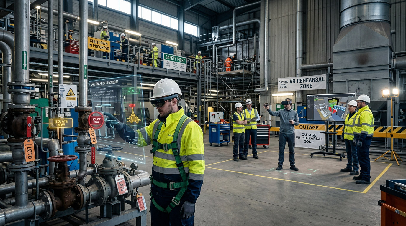 VR and AR for Energy-from-Waste Maintenance, Outages and Safe Isolation