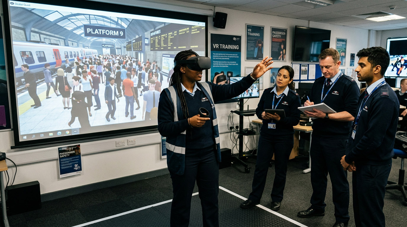 Using VR to Train Station Staff for Disruption and Emergency Scenarios