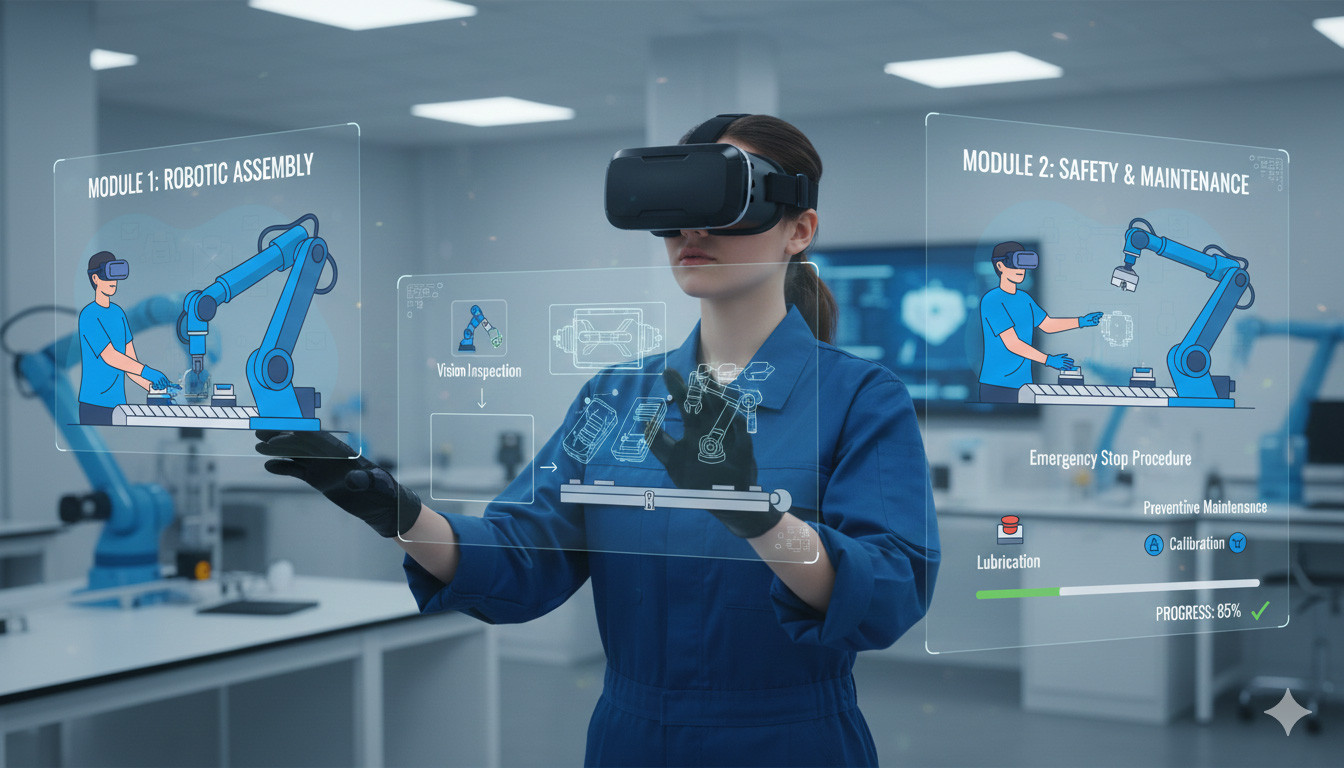 VR SOP Training for Metal Additive Manufacturing & Post-Processing