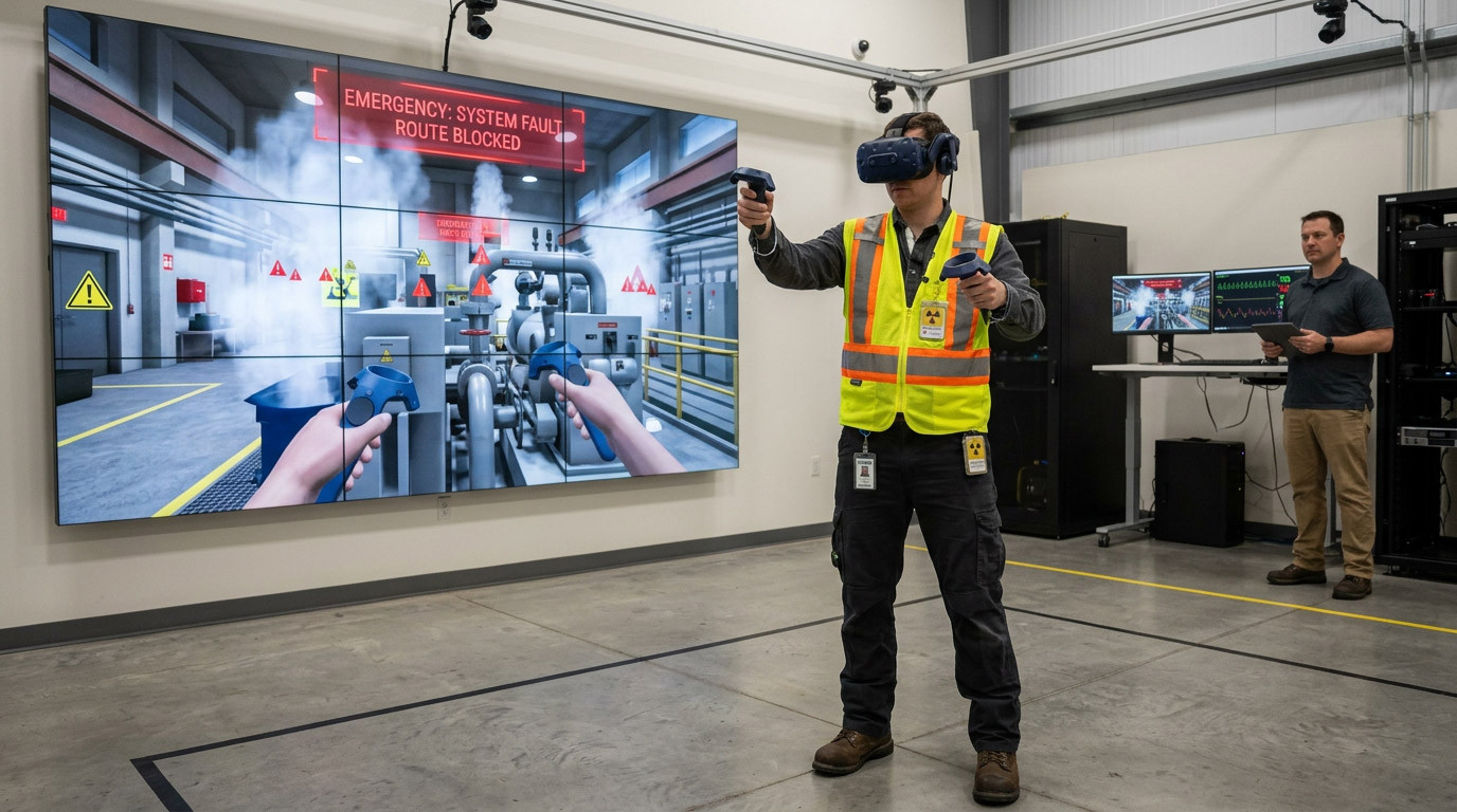 VR Nuclear Emergency Response Training: Practising Rare Events Without Creating Real Risk