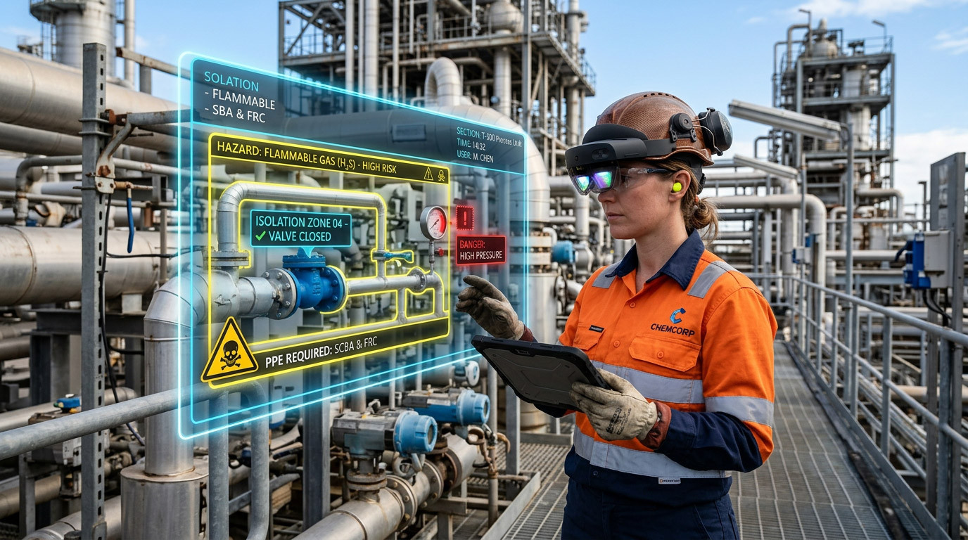 How VR and AR Can Improve Permit-to-Work Training in Petrochemical Plants