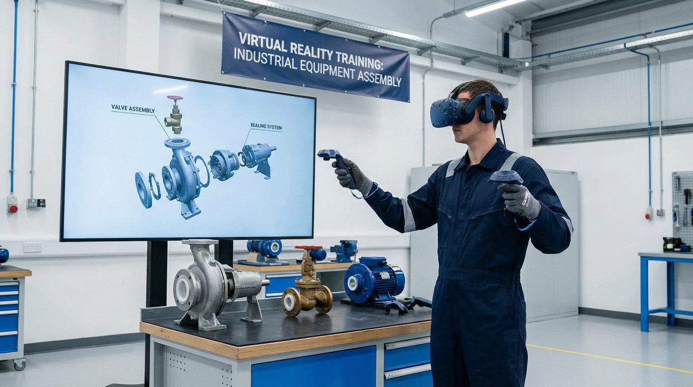 VR SOP Training for Pumps, Valves & Sealing Systems