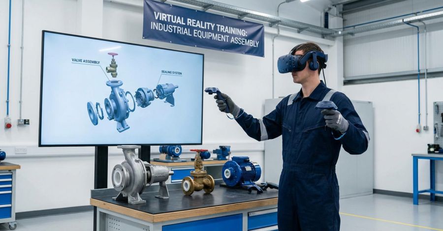 Vr Piping Program Custom VR SOPs for Pumps, Valves & Sealing Assembly | Spark