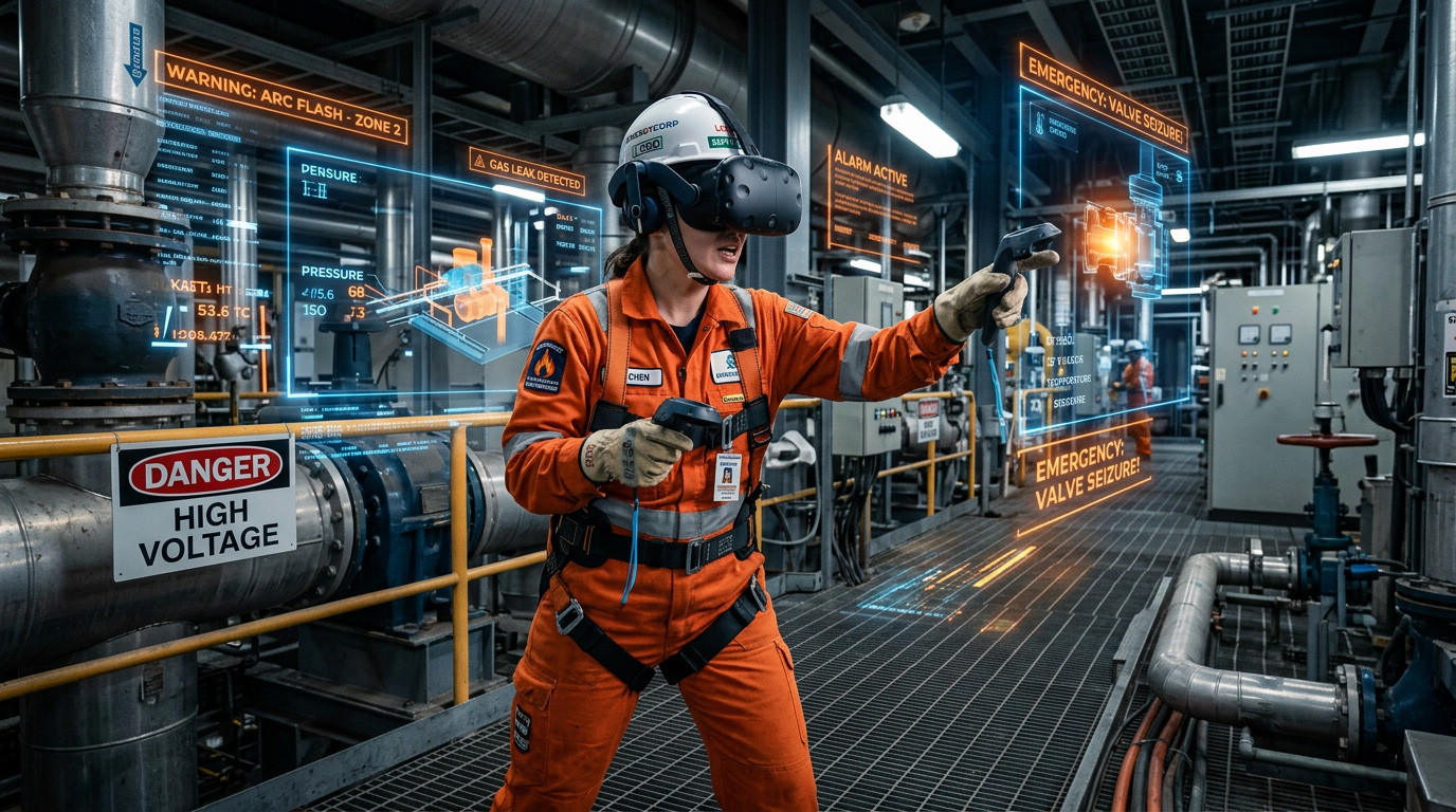 Using VR to Prepare Workers for Rare Energy-Sector Emergencies