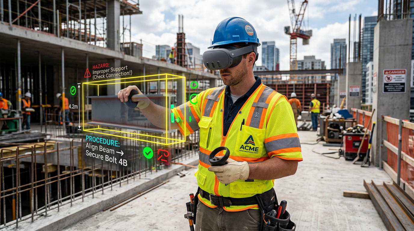 VR SOP Training for Construction Sites: Practising High-Risk Work Before Arrival