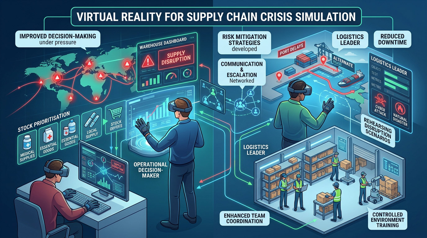 VR for Supply Chain Crisis Simulation