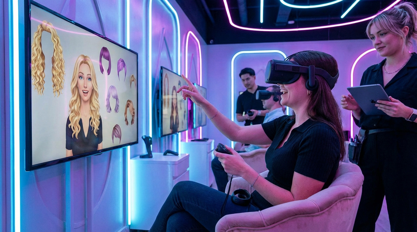 Virtual Salon VR: Transforming Beauty Services and Customer Experience