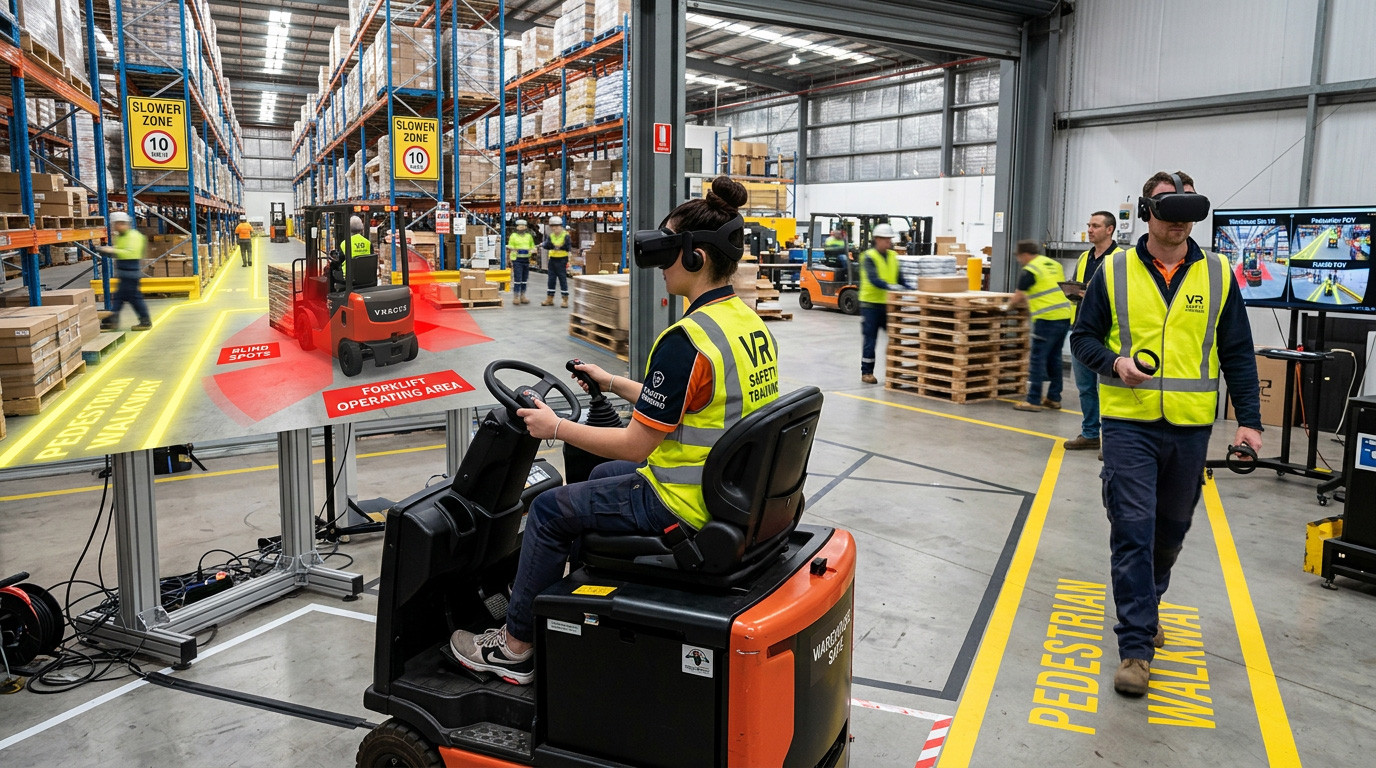 Immersive Training for Forklift and Pedestrian Safety