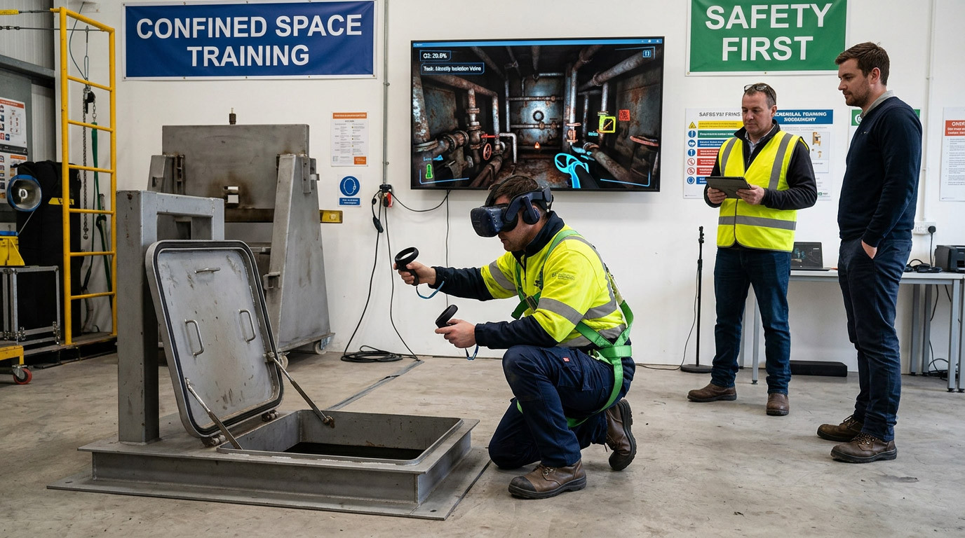 Virtual Reality Confined Space Training for Chemical and Petrochemical Sites