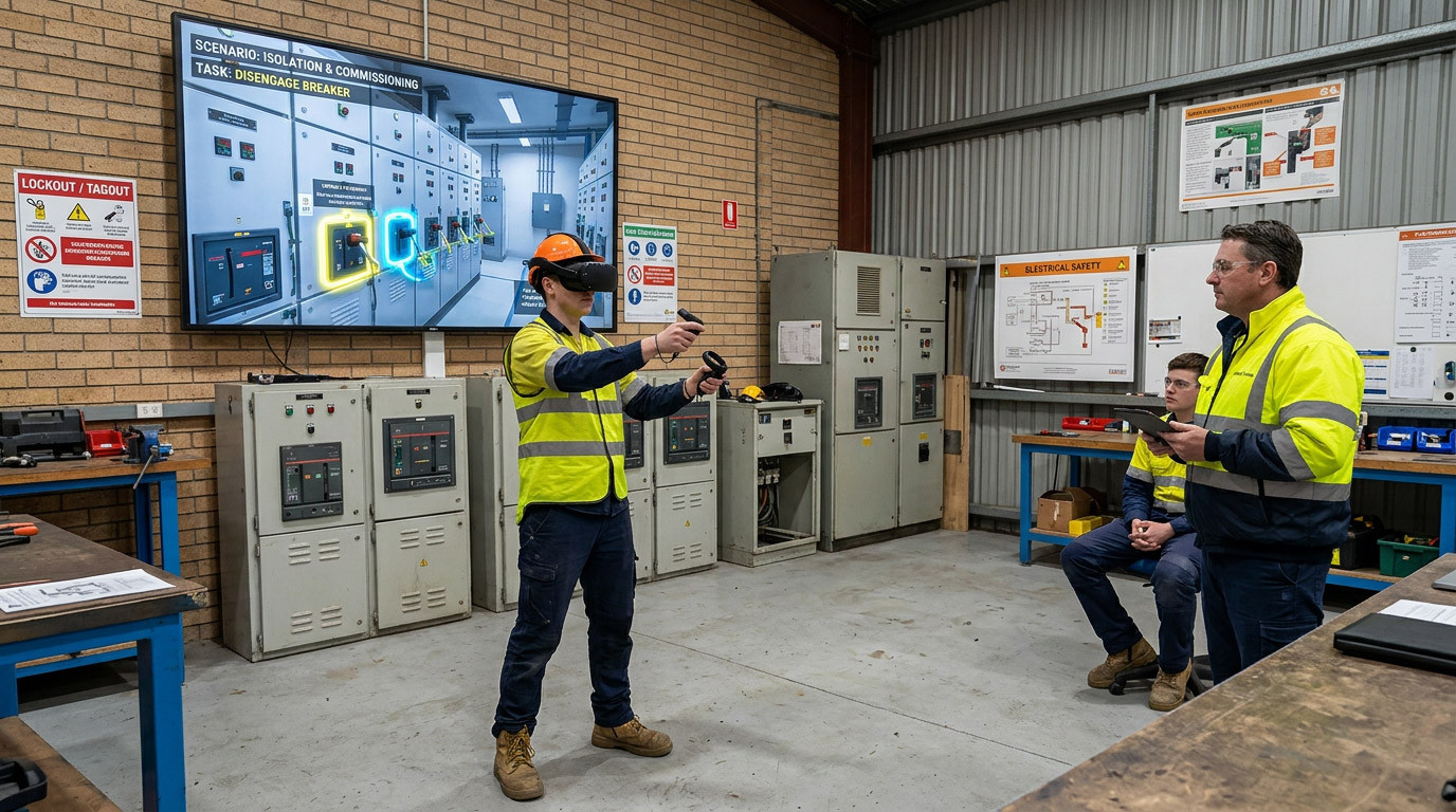 VR Switchgear Training: Safer Preparation for Electrical Switching and Commissioning Procedures