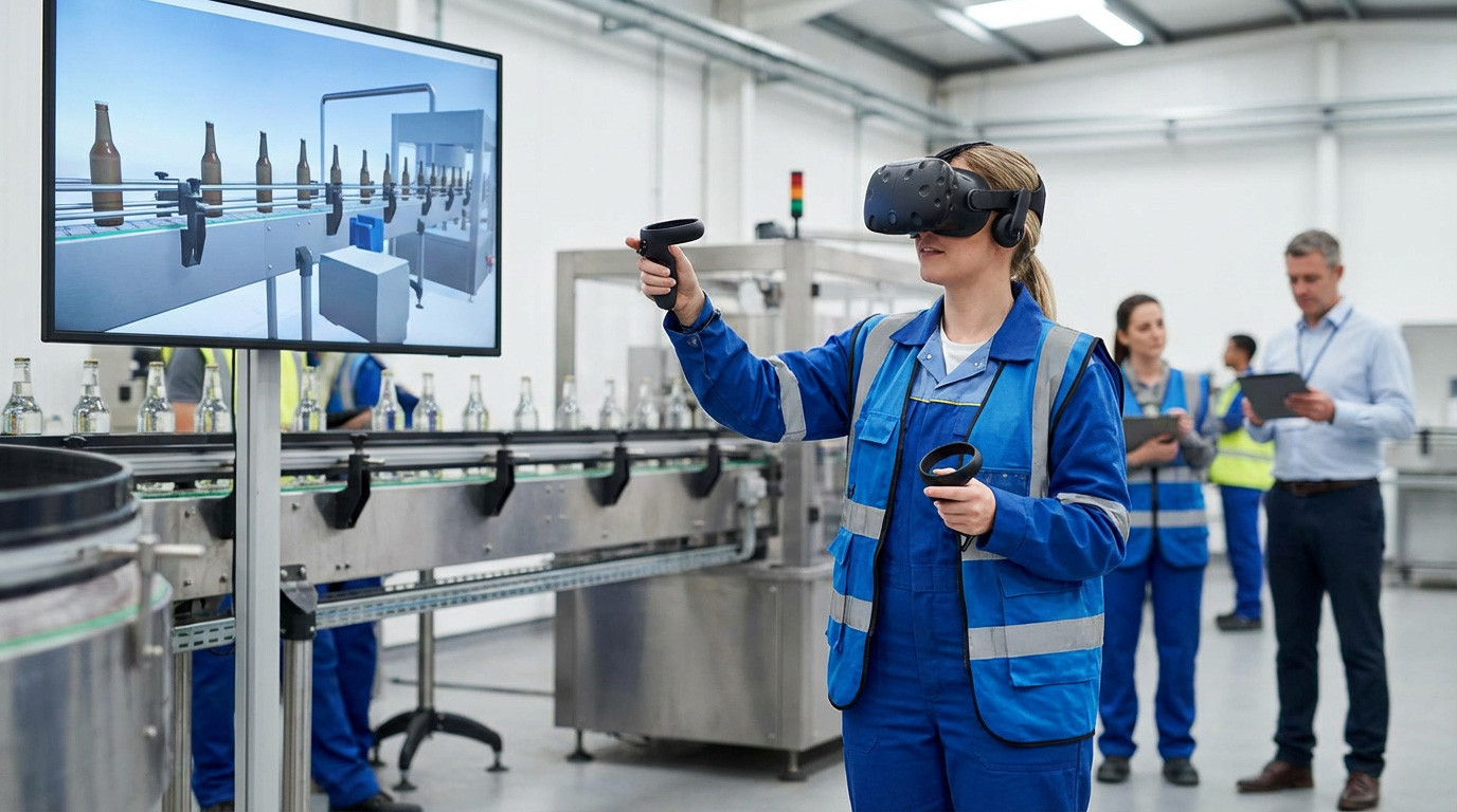 VR SOP Training for Food & Beverage Bottling & Canning