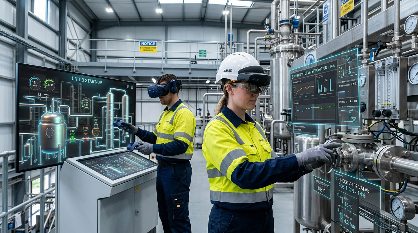VR Training for Chemical Plant Start-Up and Shutdown Procedures