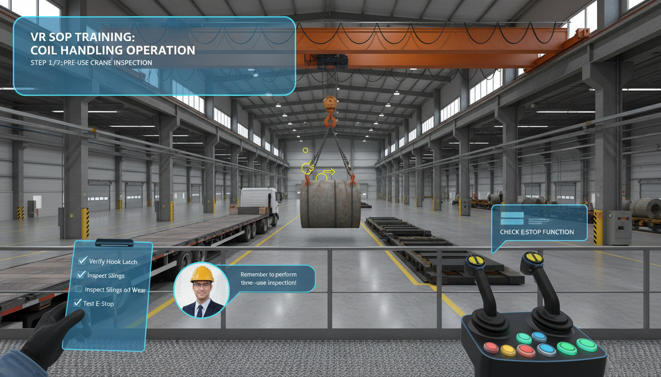 VR SOP Training for Steel Service Centres