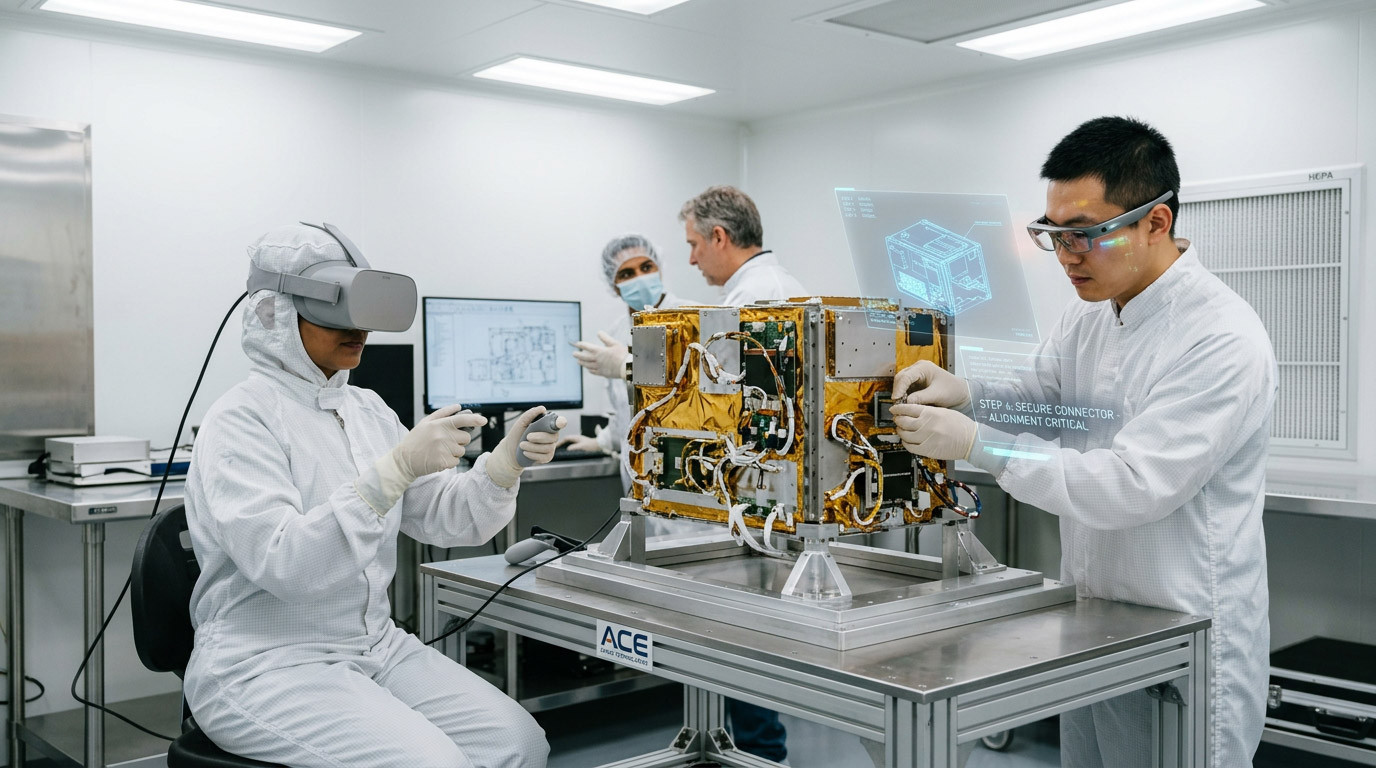 VR and AR for Satellite AIT: Training Teams Before They Touch Flight Hardware