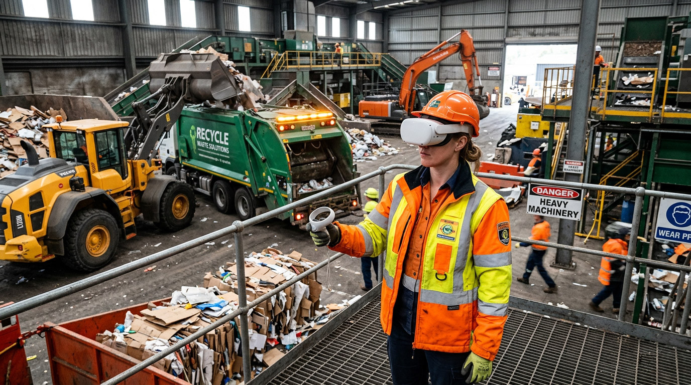 VR Training for Vehicle and Mobile Plant Safety at Waste and Recycling Sites