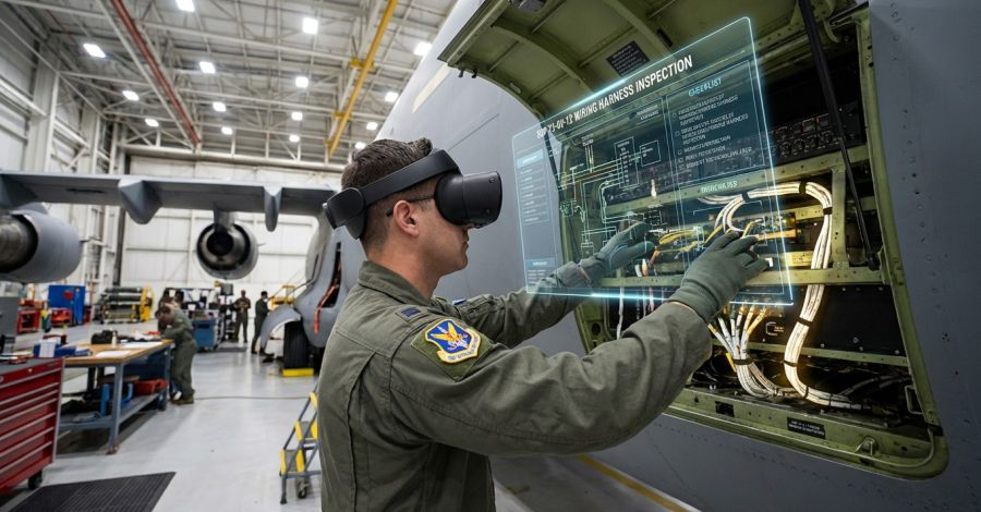 Vr Instrument Plane Custom VR SOPs for Defence Aircraft MRO & Avionics | Spark