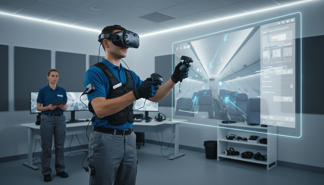 VR SOP Training for Aircraft Cabin Interiors