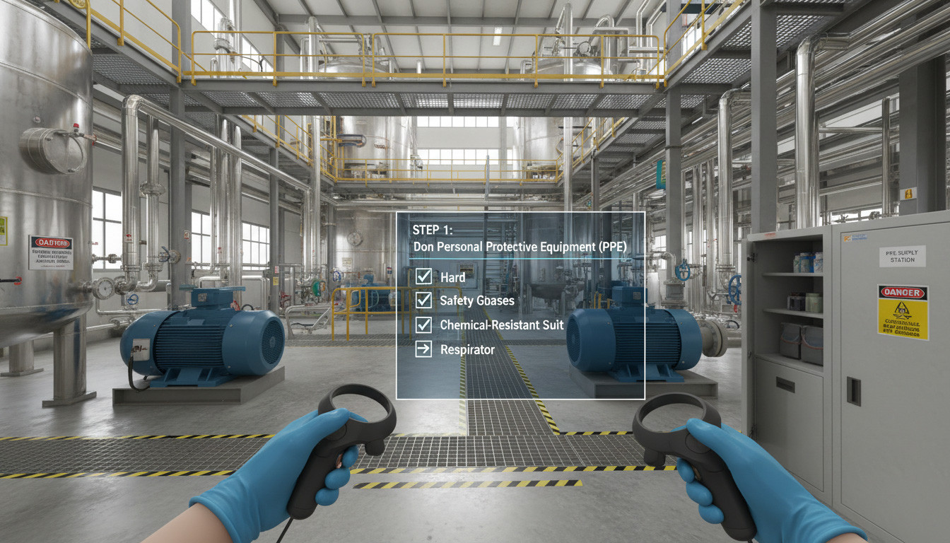 VR SOP Training for Specialty Chemical Manufacturing