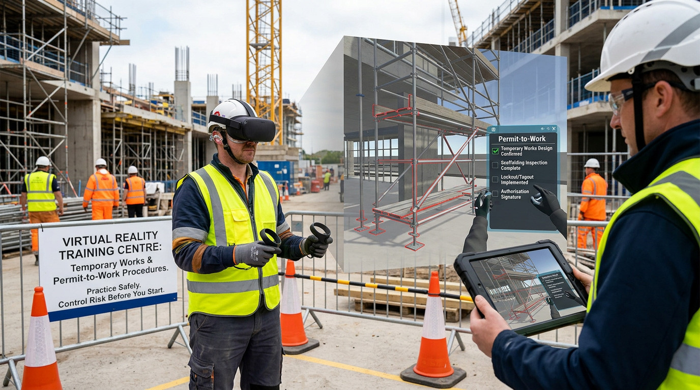 VR for Temporary Works and Permit-to-Work Procedures