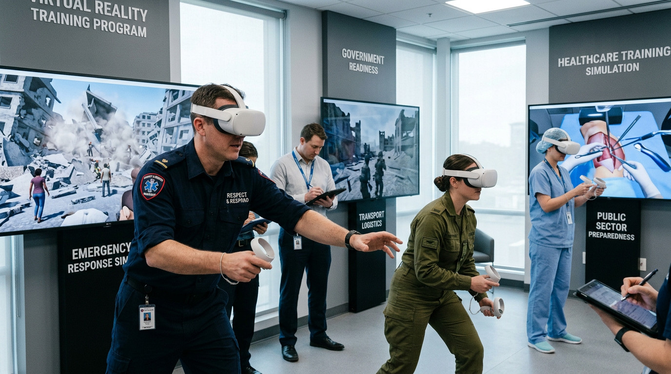 How Virtual Reality Could Help Government Rehearse Complex Public-Service Scenarios