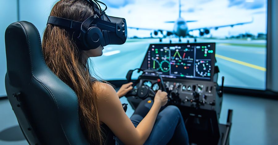 Flight Simulation Software Vr Flight Simulation VR for Advanced Pilot Training | Spark Emerging ...