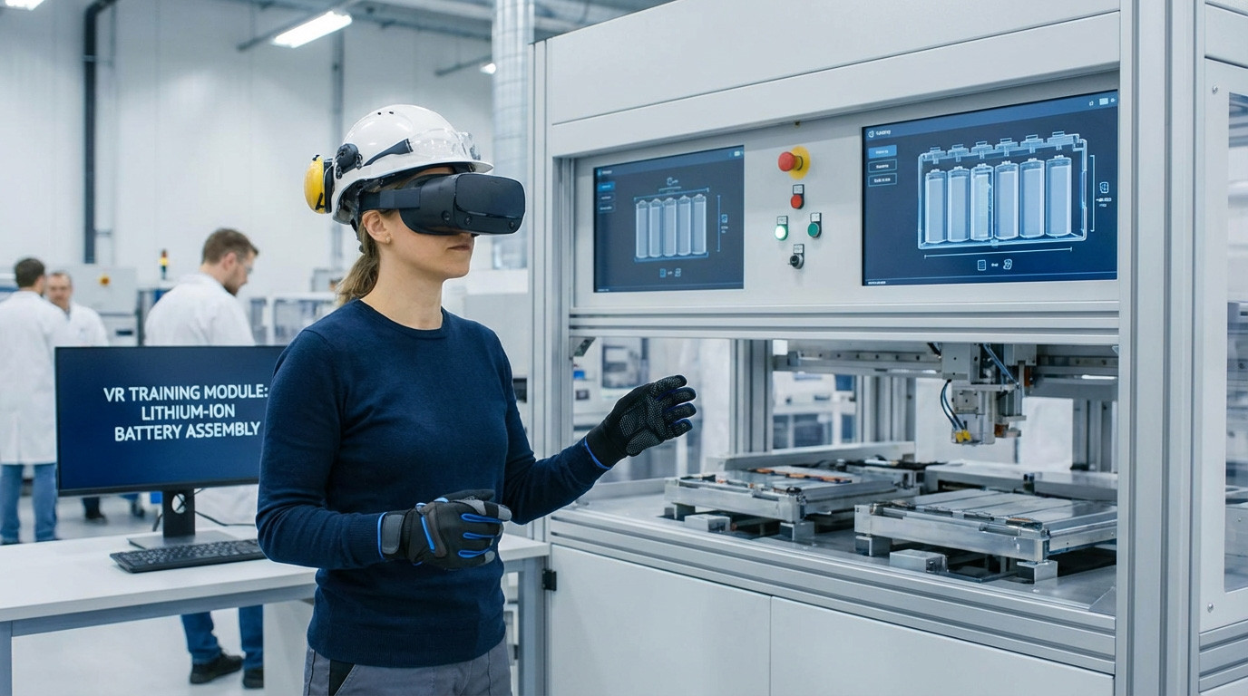VR SOP Training for Battery Materials Production