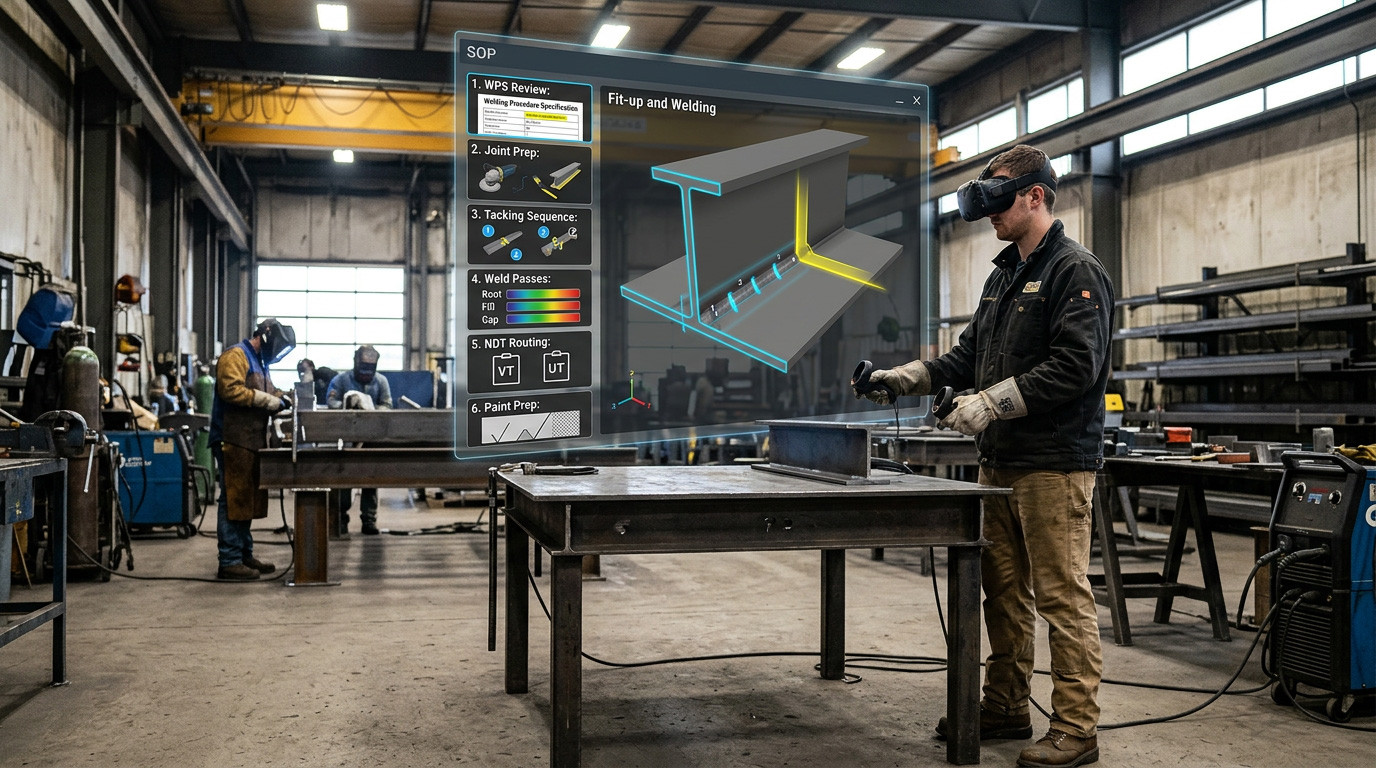 VR SOP Training for Steel Fabrication & Welding Shops