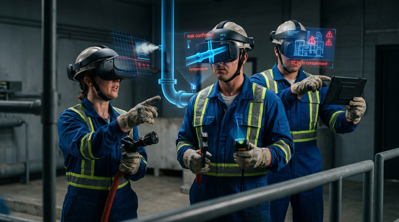 VR Hydrogen Leak Response Training: Practising the Emergency Before It Happens