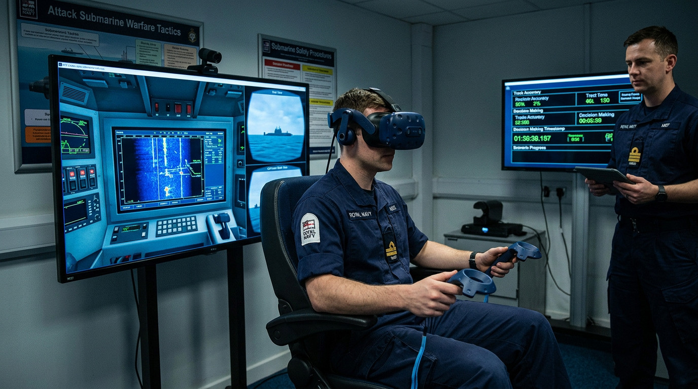 Royal Navy Submarine Operations: Attack Submarine Warfare and Tactics in VR
