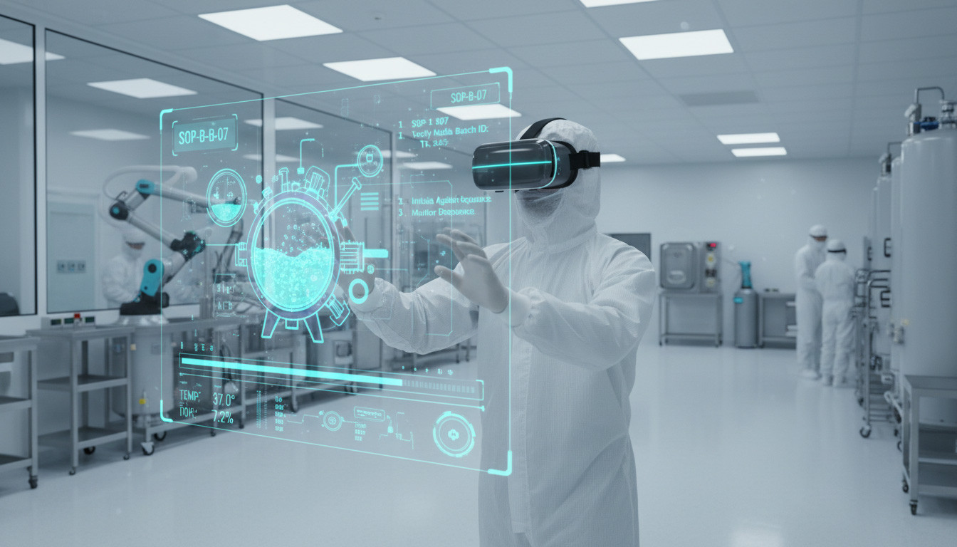 VR SOP Training for Biologics Manufacturing