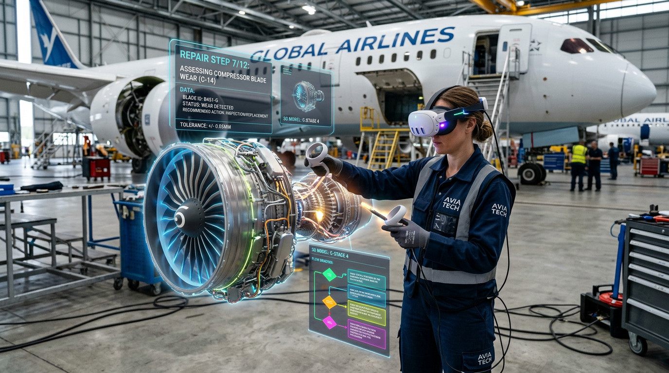 VR SOP Training for Aircraft Maintenance: Practising Precision Without Grounding the Aircraft