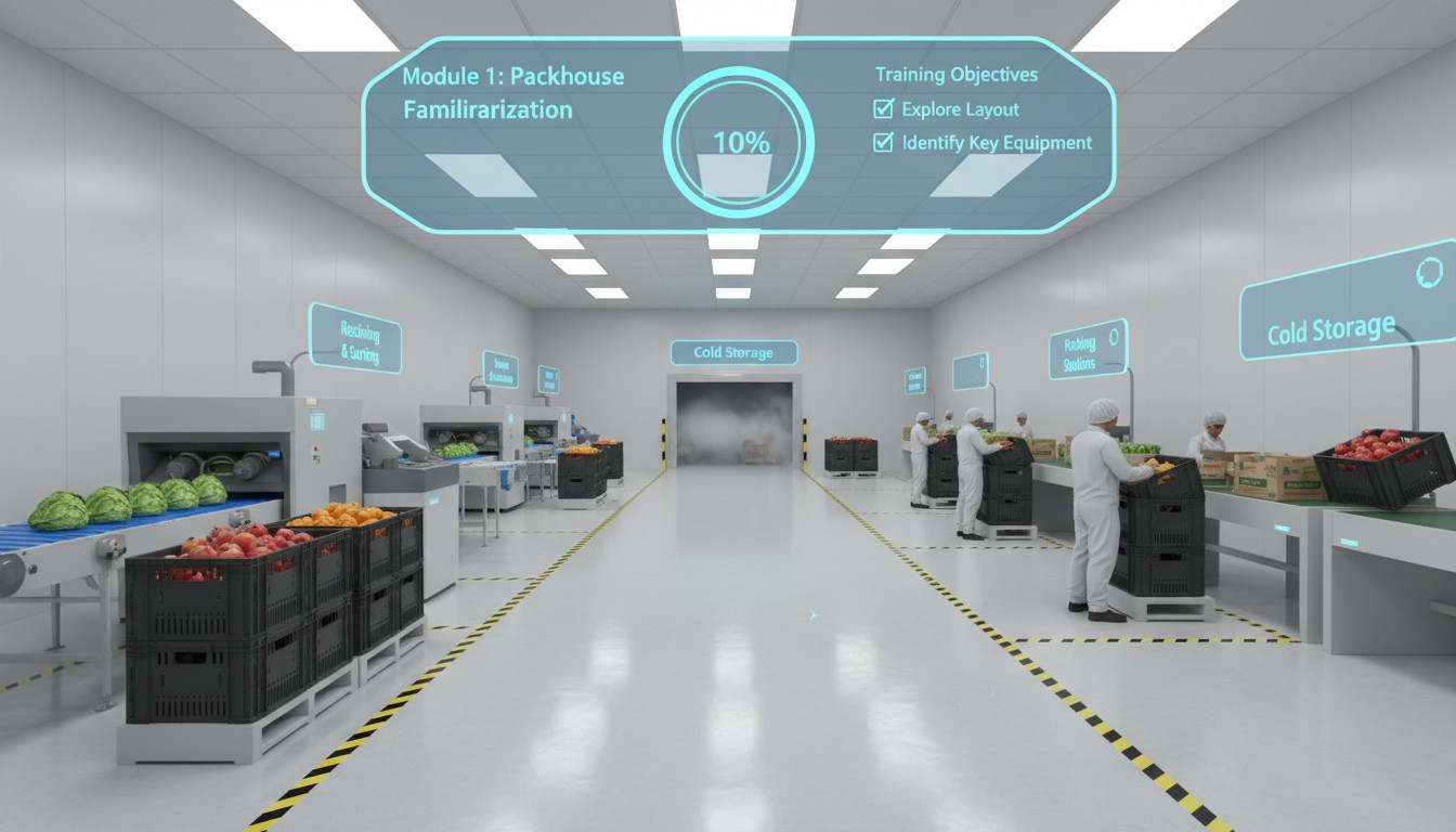 VR SOP Training for Fresh Produce Packhouses