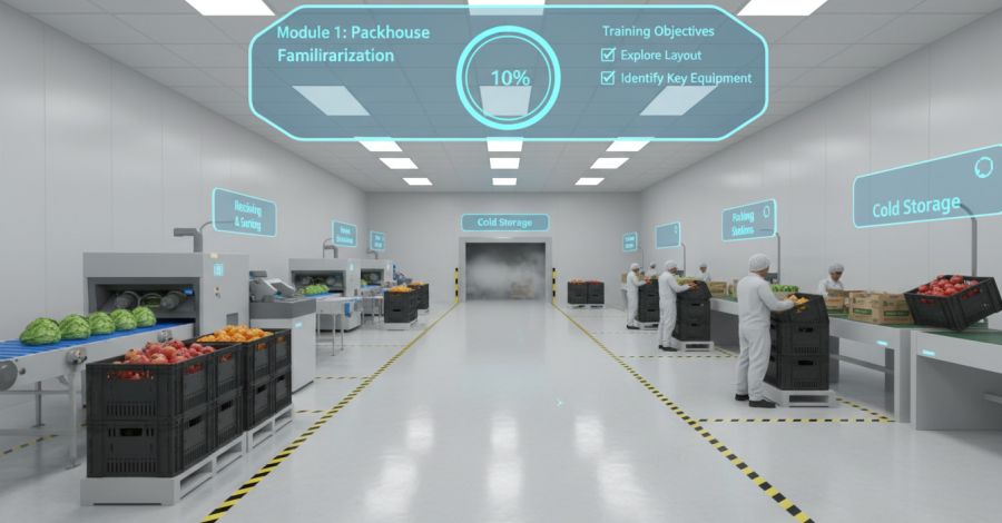VR SOP Training for Fresh Produce Grading & Packing | Spark