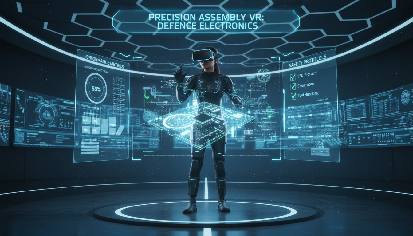 VR SOP Training for Defence Electronics Manufacturing