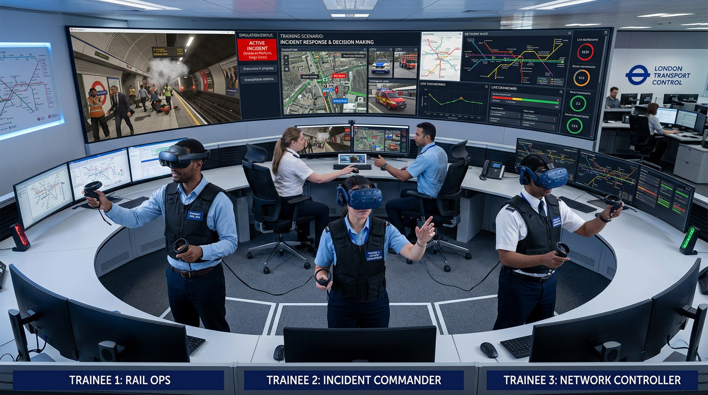 VR for Control Room and Incident Response Training