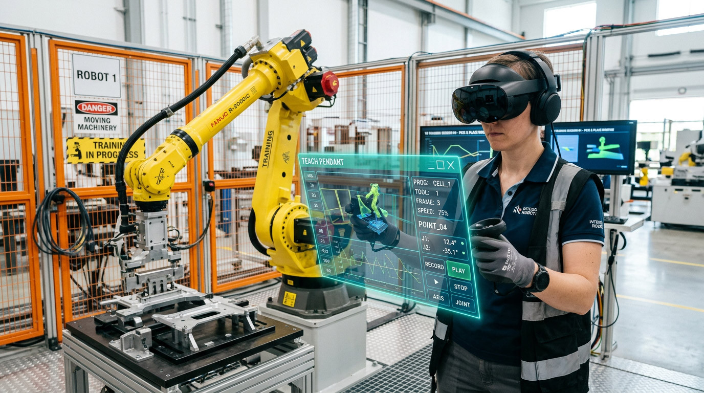 VR Teach Pendant Training: Learning Robot Programming Without Occupying a Production Cell